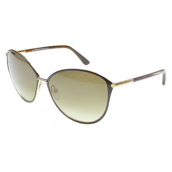 Occhiali Da Sole Tom Ford TF 320 28F Cat Eye Oro/marrone 59mm Senza Custodia